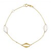 Pulsera Jardin Bicolor -Oro bajo-Sin piedra-PU8071 sinpiedra