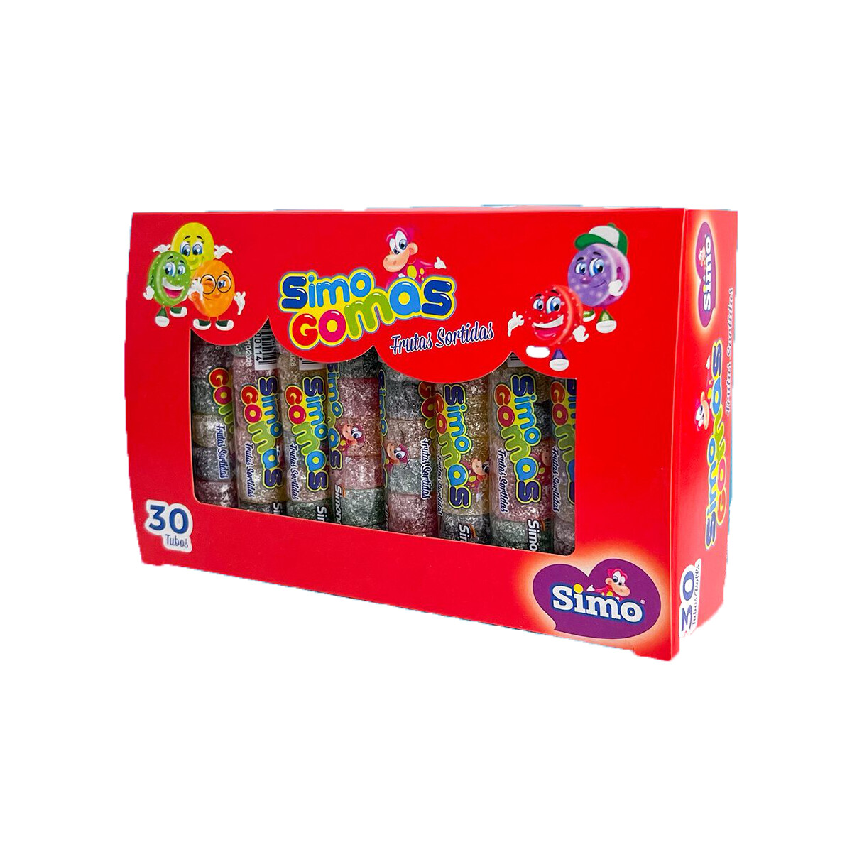 Goma Tubo Tubinho x 30 