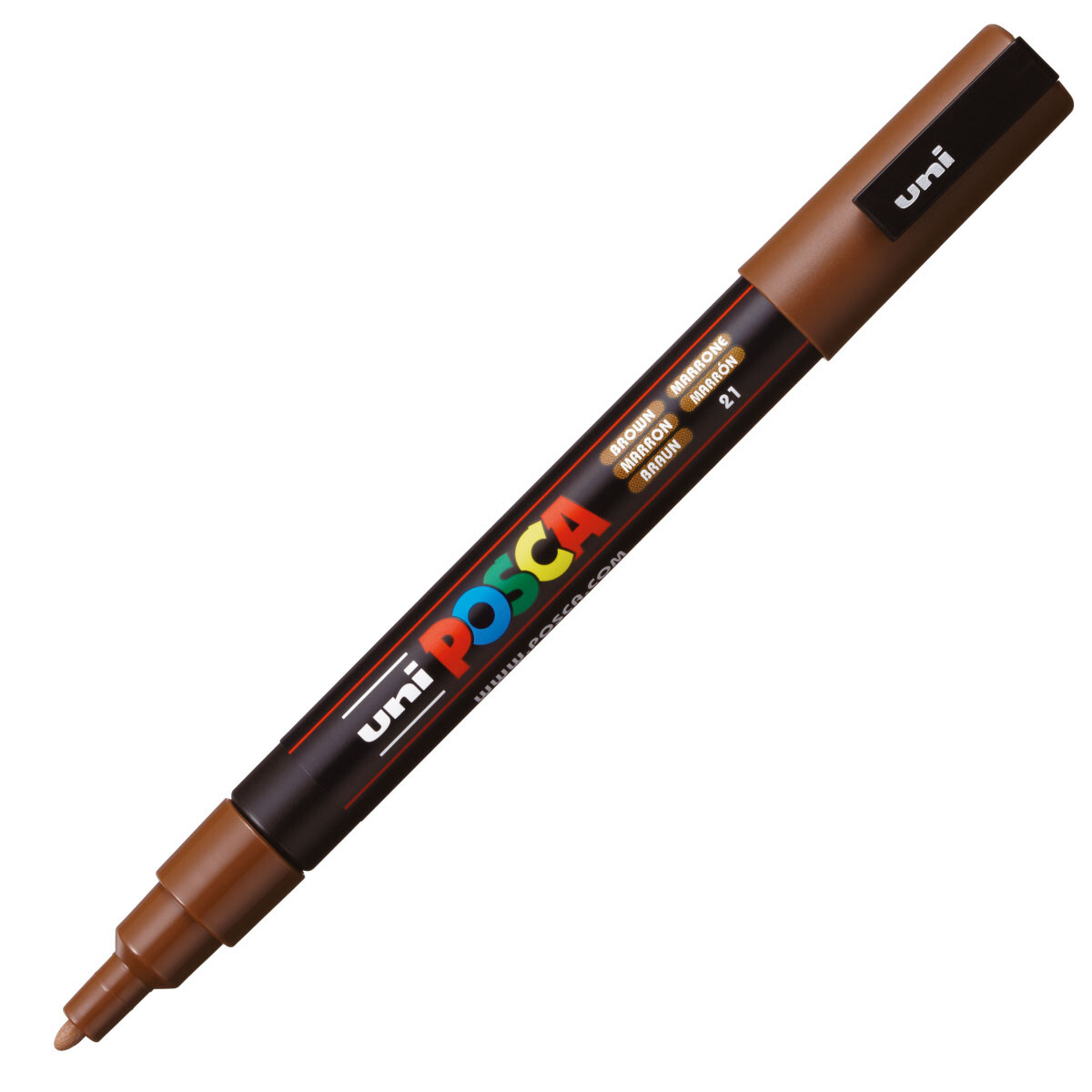 MARCADOR UNI POSCA 1.3 MM MARRON 