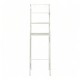 Mueble Metal Organizador Rack Sobre Inodoro tres estantes Blanco