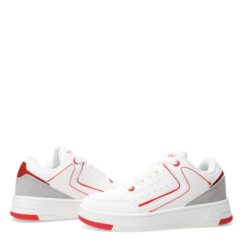 Championes Infantiles Push WUHU Blanco - Rojo