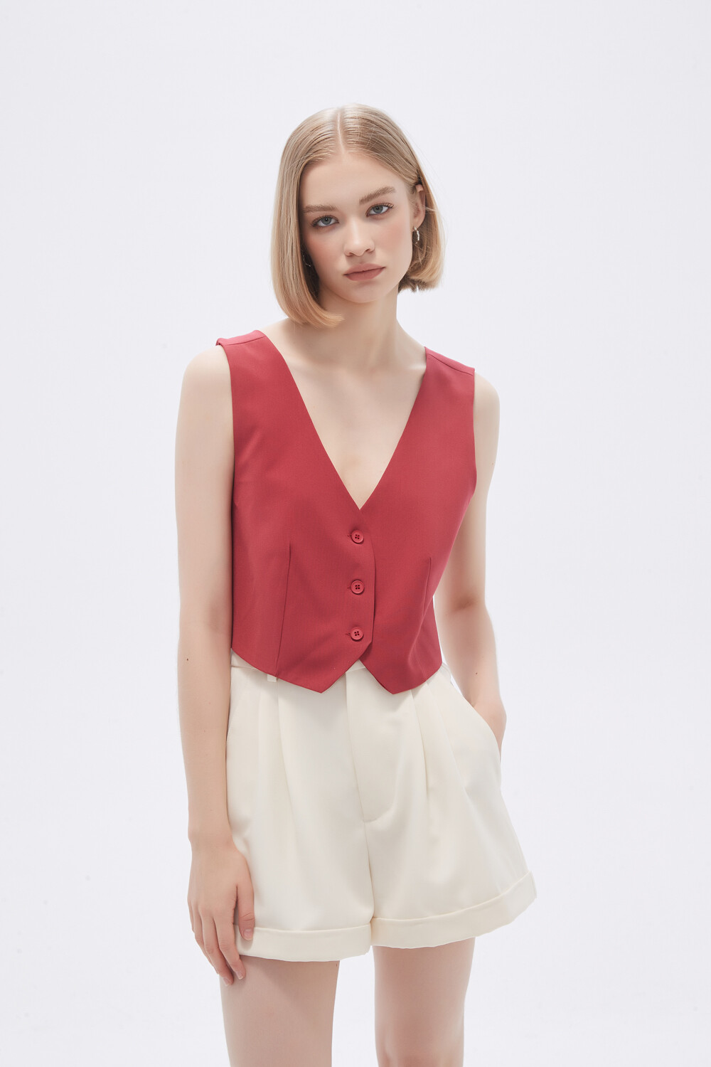 Tops Alman Bordeaux Claro