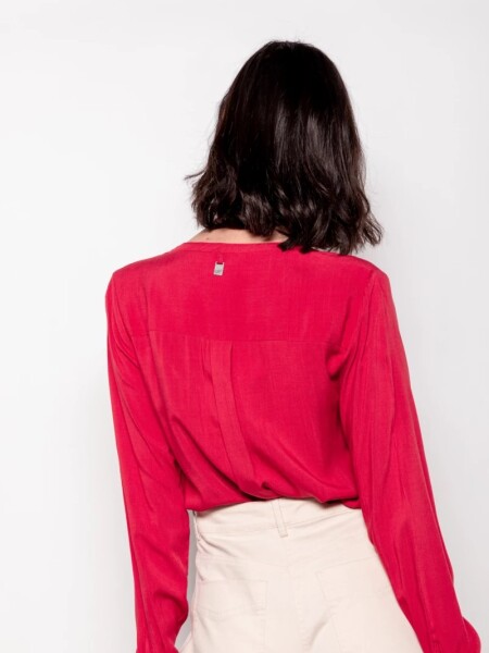 BLUSA D.CASSIN SENDAI ROJO