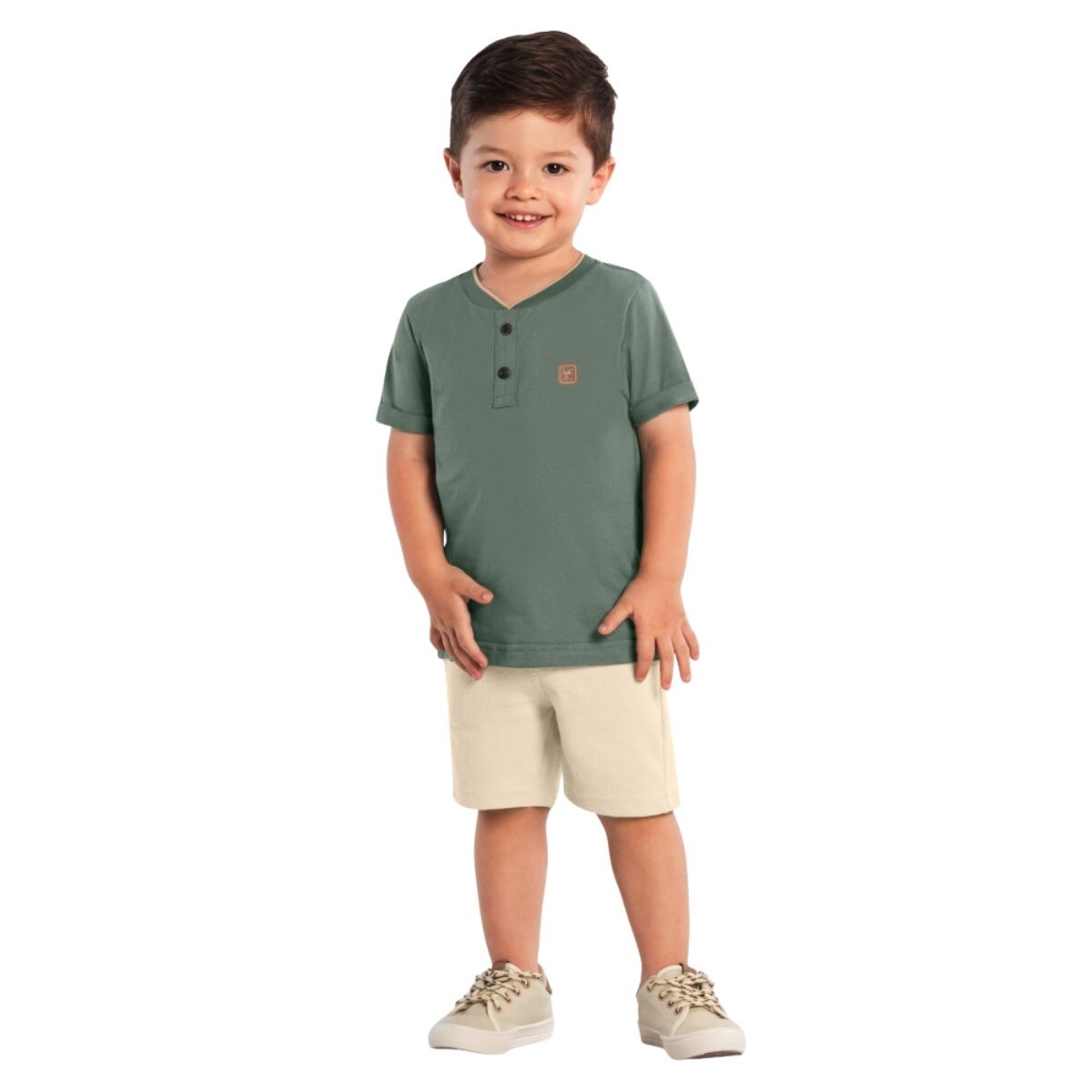 CONJUNTO 3-10 - VERD/BEIGE 