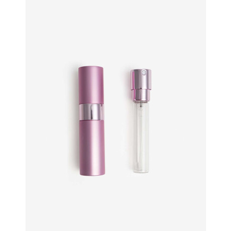Perfumero Recargable De Cartera Rosa Metalizado