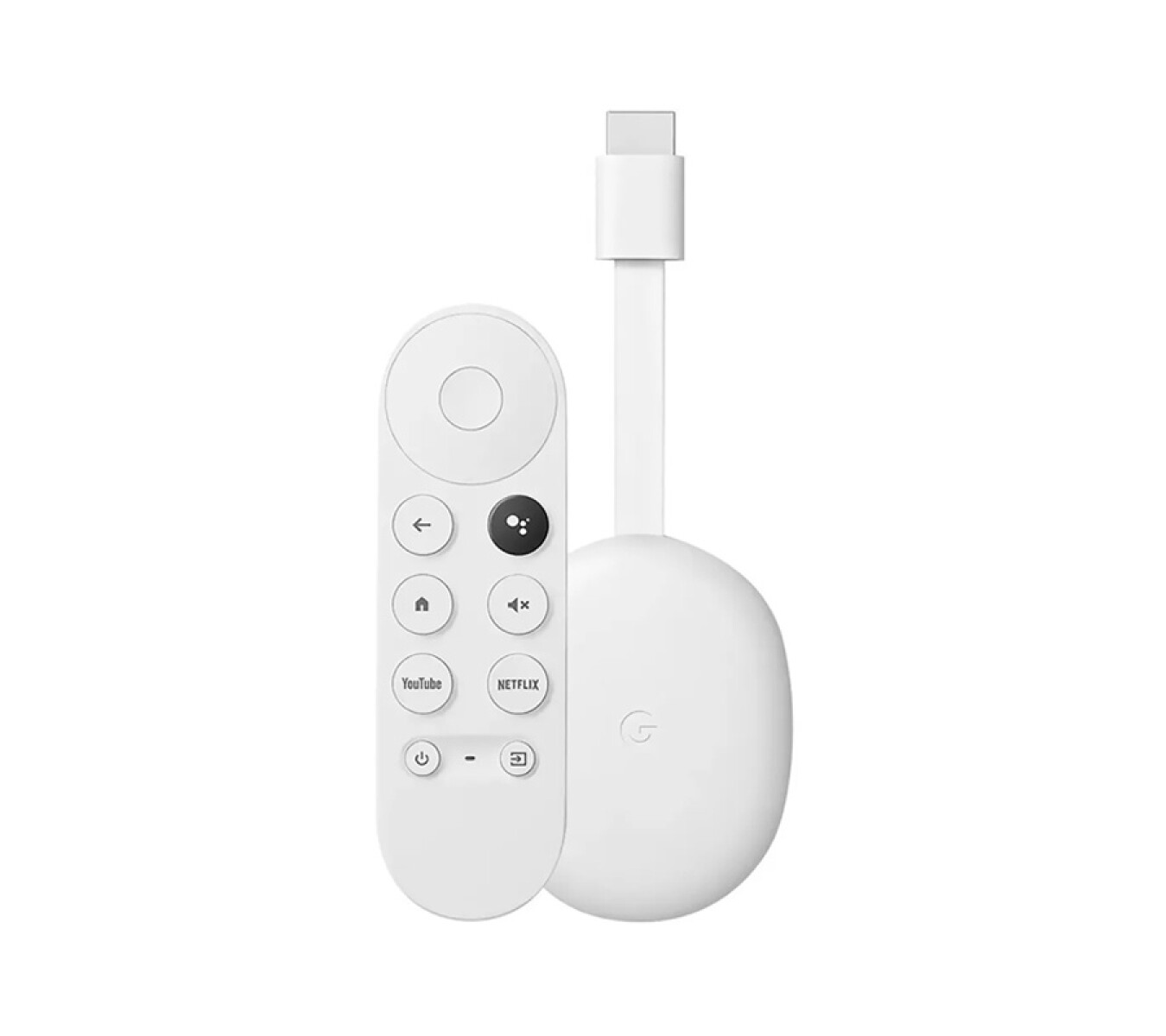 Google Chromecast 2020 4K Blanco Con Control 