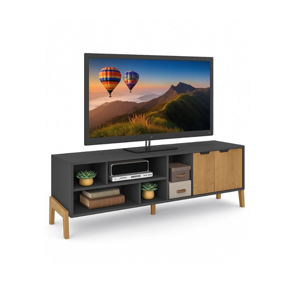 RACK LINEA WOOD GRAFITO
