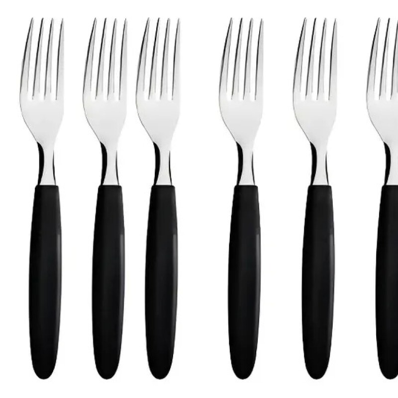 TENEDOR DE MESA IPANEMA NEGRO X 12 - 23362/900 TENEDOR DE MESA IPANEMA NEGRO X 12 - 23362/900