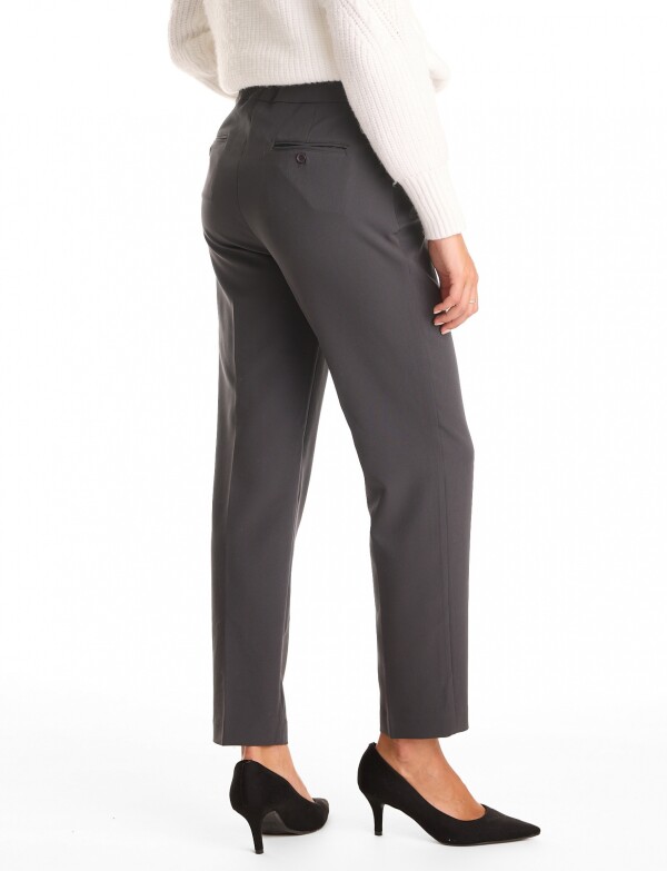 Pantalon Cigarrtte Slim GRIS