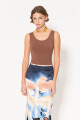 MUSCULOSA JAZZY Chocolate