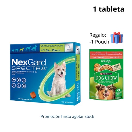 NEXGARD SPECTRA M 1 COMP 7.6 - 15 KG Nexgard Spectra M 1 Comp 7.6 - 15 Kg
