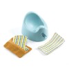 Pelela con accesorios para bebe de juguete Pelela con accesorios para bebe de juguete