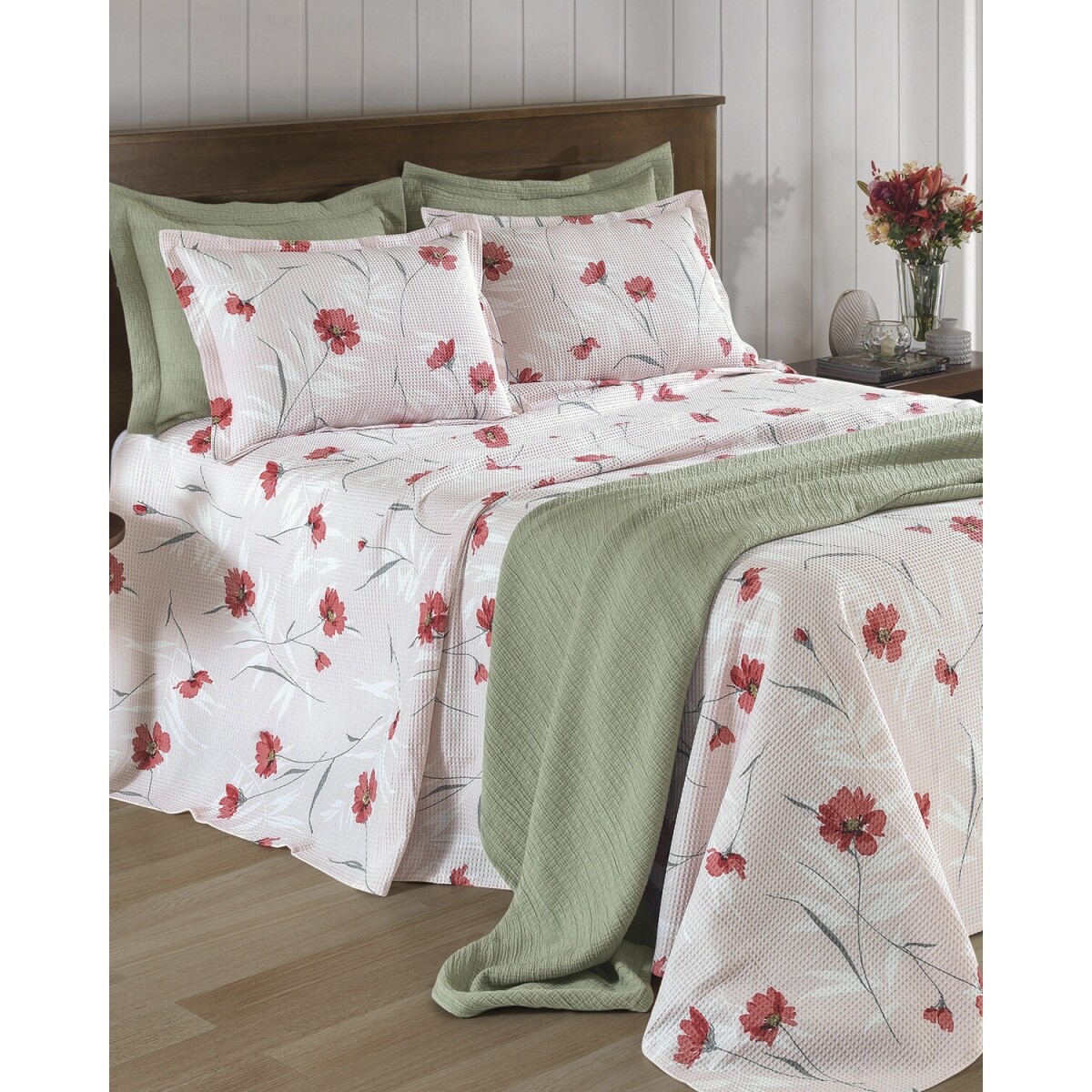 Juego de sábanas Dohler tamaño King 100% algodón 