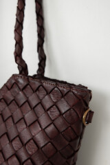 Noble Leather Bag Bordeaux