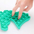 Pop It Fidget Toy Antiestrés Niños Unicornio Juego Tiktok Variante Color Verde Oscuro