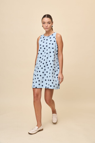 VESTIDO CRISTAL Celeste