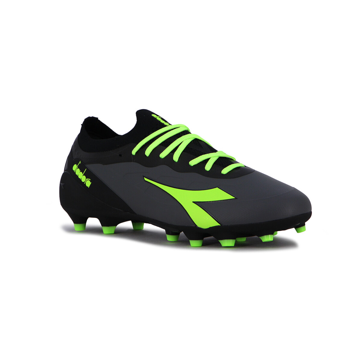 Diadora DROP Futbol MD Hombre - Negro/Gris - Negro-Gris 