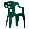 Pack De 6 Sillas De Plastico P/ Jardin Patio Apilables Ltc Color Verde Pack De 6 Sillas De Plastico P/ Jardin Patio Apilables Ltc Color Verde