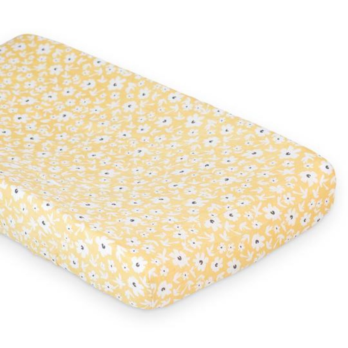 LJ7PAD - Cubre Cambiador 100% Algodón (81x43cm) - Yellow Flower 