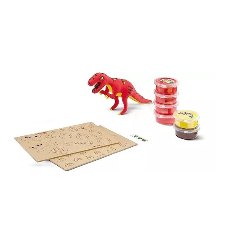 Masa y plastilina Maped Dinos Factory en forma de dinosaurio color multicolor Masa y plastilina Maped Dinos Factory en forma de dinosaurio color multicolor