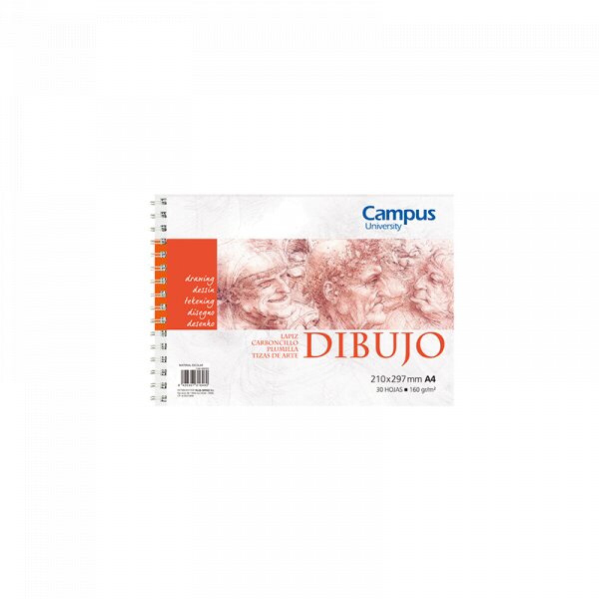 Block de Dibujo Campus A4 30 Hojas 