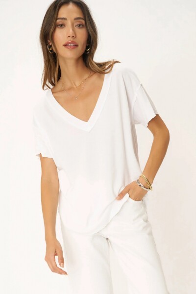 CAMISETA V BALTIMORE Blanco