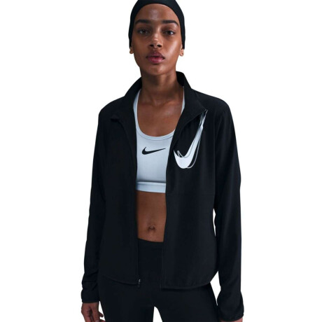 Abrigo Nike Swoosh de Mujer Negro