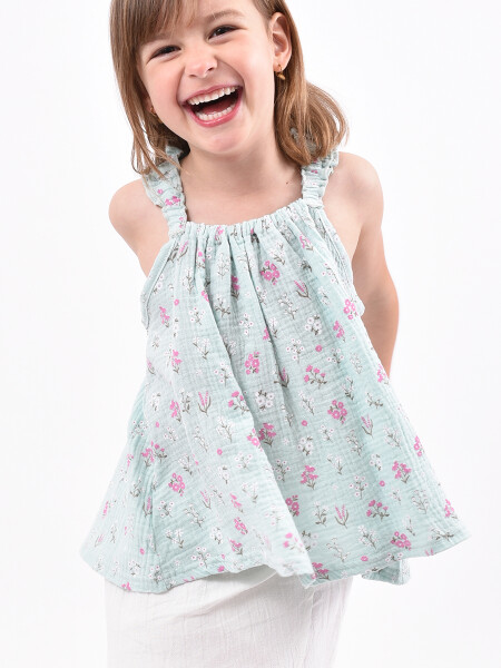 BLUSA BRONTE VERDE AQUA