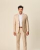 Saco Sport Lino Classic Fit Beige