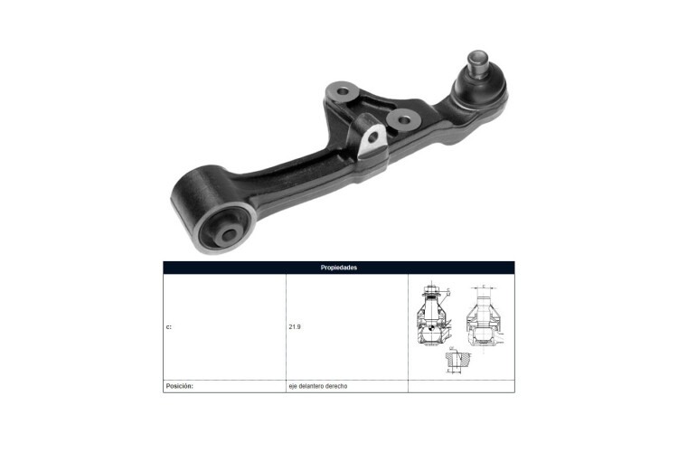 Brazo De Suspension Kia Carnival 05-25 Der Brazo De Suspension Kia Carnival 05-25 Der