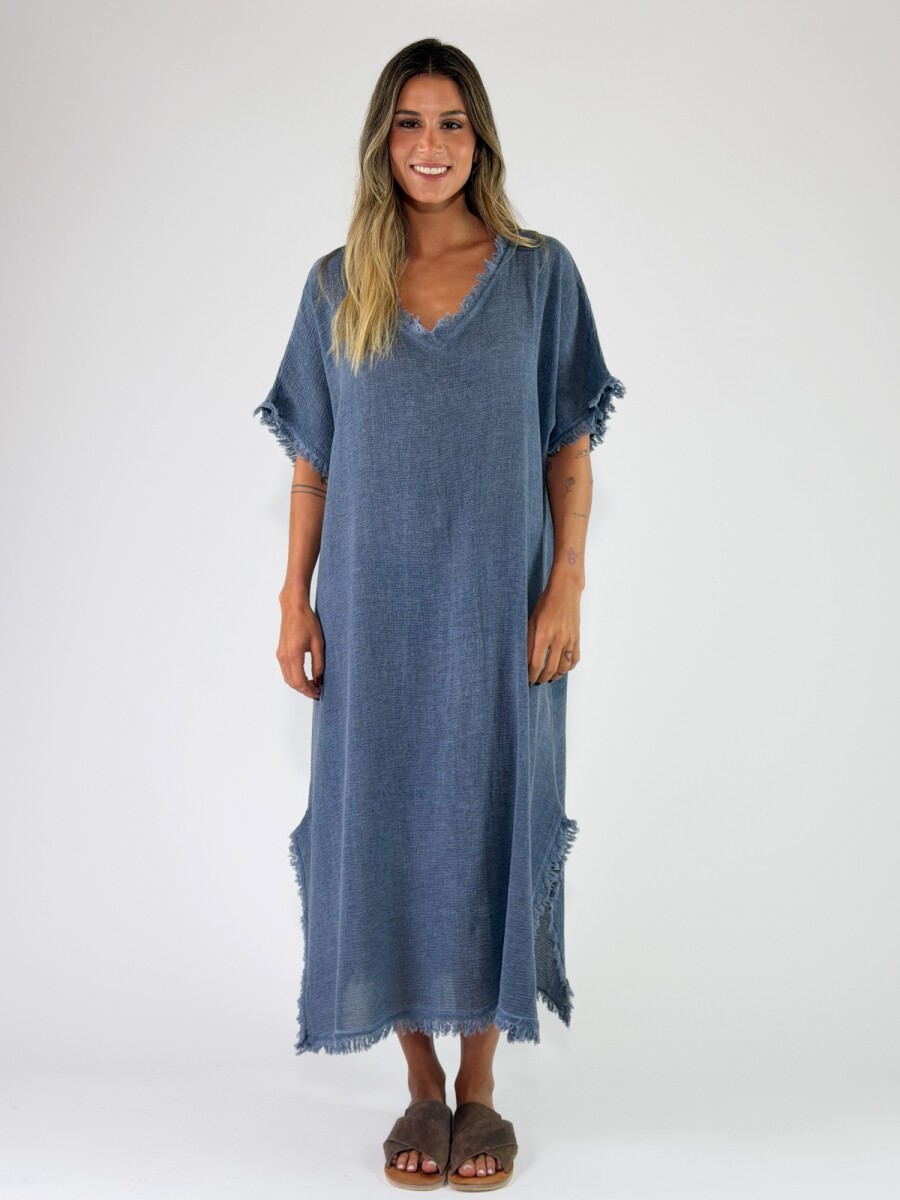 VESTIDO MONTEFALCO - AZUL 