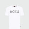 BOSS - Remera de algodón con logo regular fit, THOMPSON Blanco