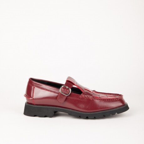 ZAPATO BANDO Rojo Oscuro