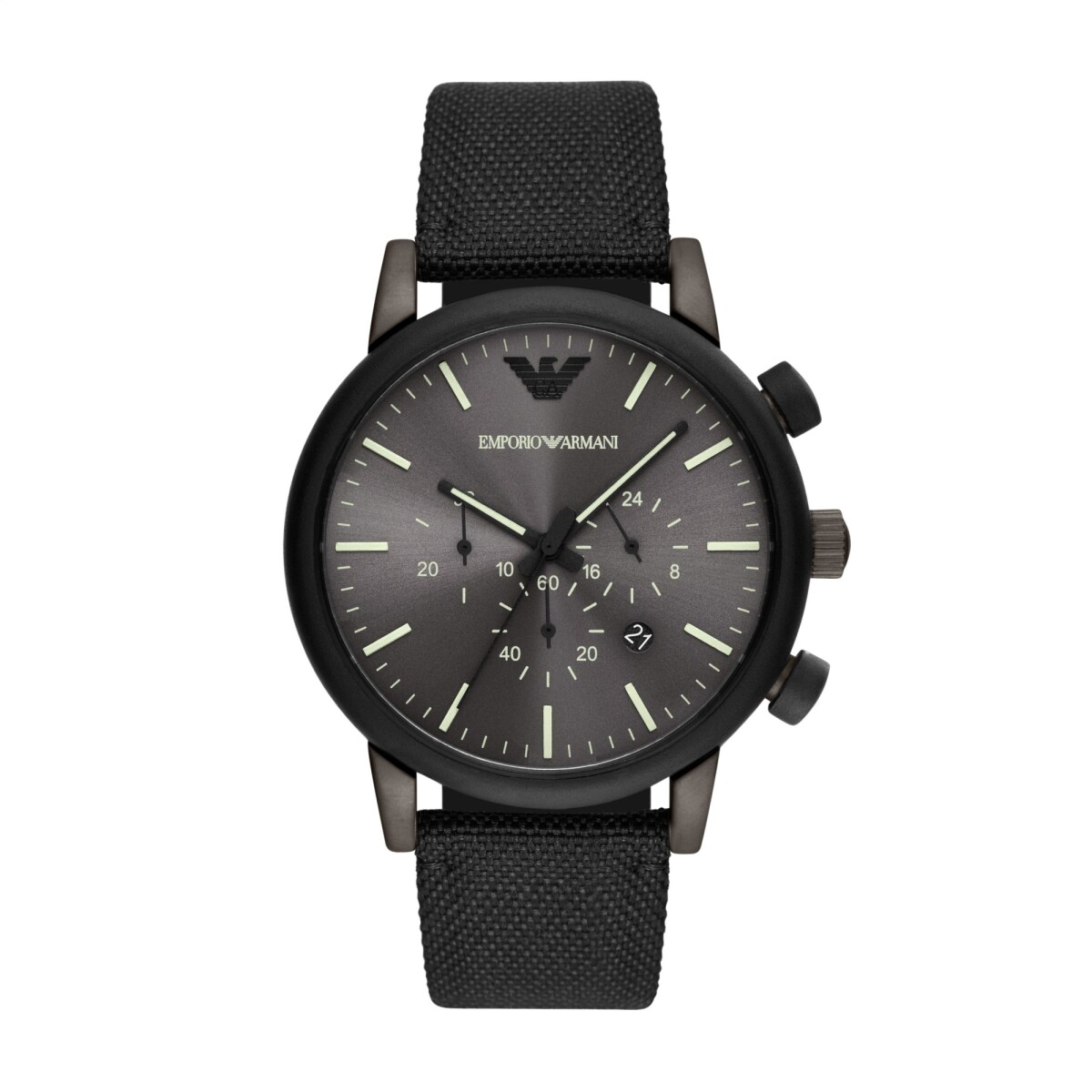 Reloj Emporio Armani Fashion Cuero Negro 
