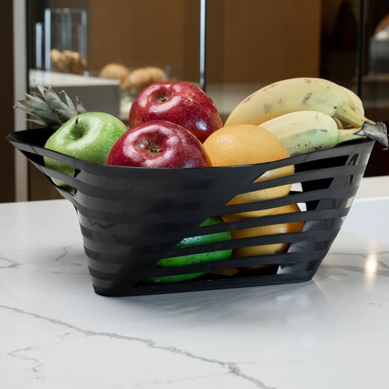 Frutero de mesa plástico NEGRO