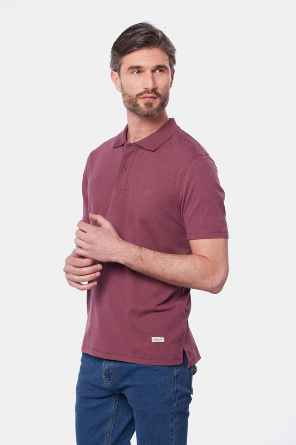 REMERA POLO JERSEY LISA Bordo