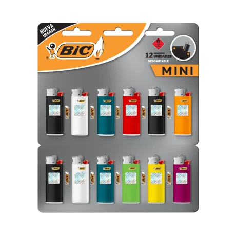 Encendedor MINI BIC 12 Unidades Encendedor MINI BIC 12 Unidades