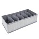 Organizador con divisiones 32x16x9cm GRIS