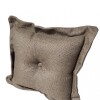 ALMOHADON C/VOLADO TELA GRIS ALMOHADON C/VOLADO TELA GRIS