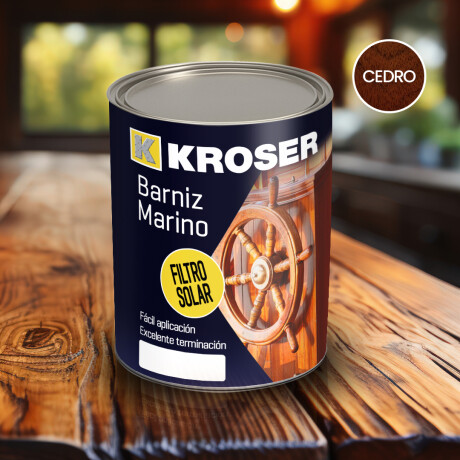 BARNIZ KROSER CEDRO BRILLANTE C/FLTRO SOLAR 0.90L BARNIZ KROSER CEDRO BRILLANTE C/FLTRO SOLAR 0.90L