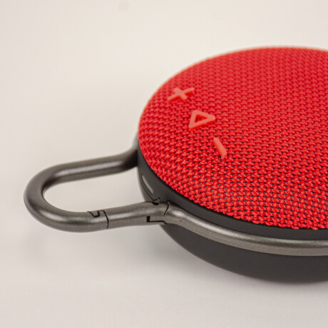 Parlante Clip Portátil Con Bluetooth Rojo