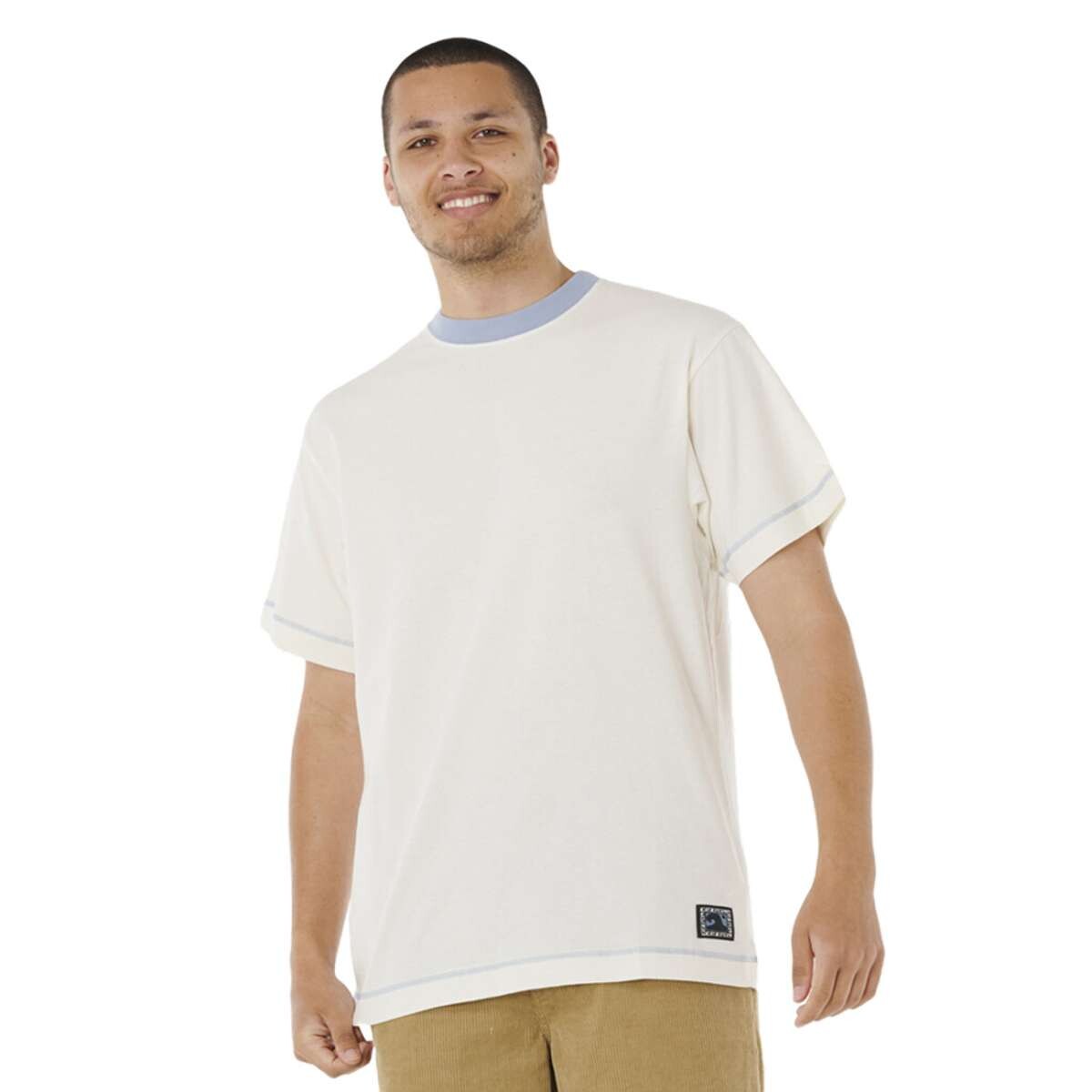 Remera Rip Curl Aots Ty Williams Ringer Tee - Blanco 