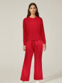 Pantalon Deportivo Amseer 5080 Rojo