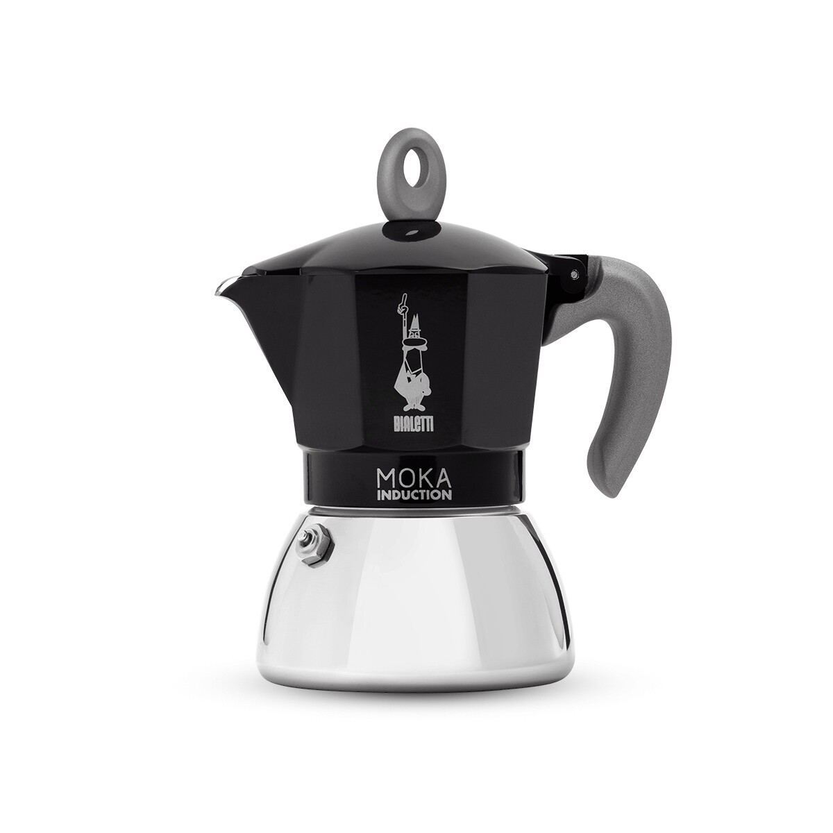 Cafetera Bialetti Especial Inducción 4 Pocillos Negra - NEGRO 