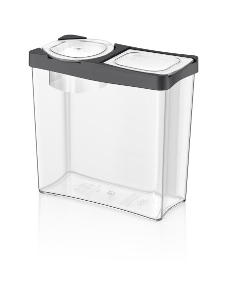 CONTENEDOR "CALISTA" 3LT P/ALIMENTOS SECOS TAPA VERTEDORA SURTIDO CELETE-GRIS-ROSA 9.5x21x21cms CONTENEDOR "CALISTA" 3LT P/ALIMENTOS SECOS TAPA VERTEDORA SURTIDO CELETE-GRIS-ROSA 9.5x21x21cms