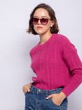 SWEATER TIBET Rosa Orquidea