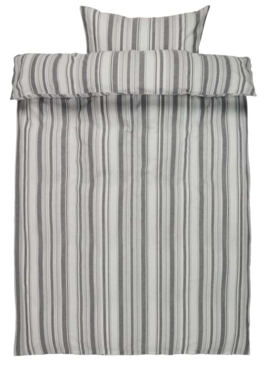 Juego Funda Nordica Ida Hilo Teñido 155X220 - Blanco 
