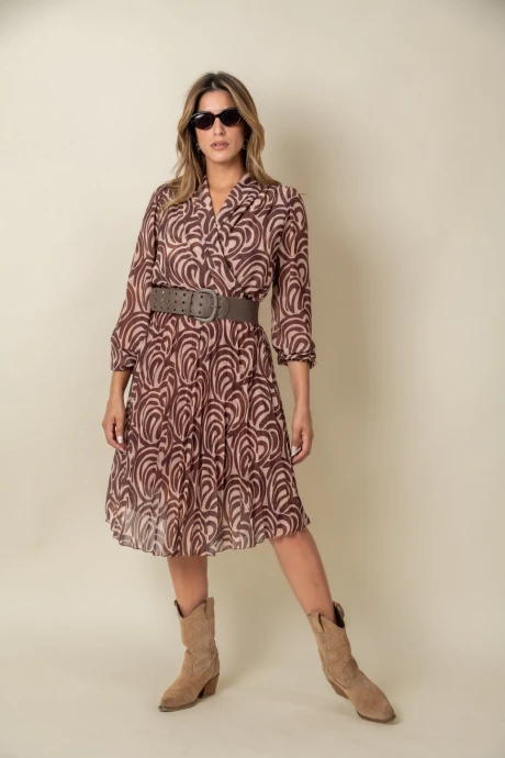 VESTIDO PALMERA OASIS Tostado