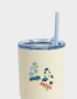 Artículos cocina Vaso De Acero Inoxidable De 600 Ml Estampado Con Sorbete - Blanco Crudo