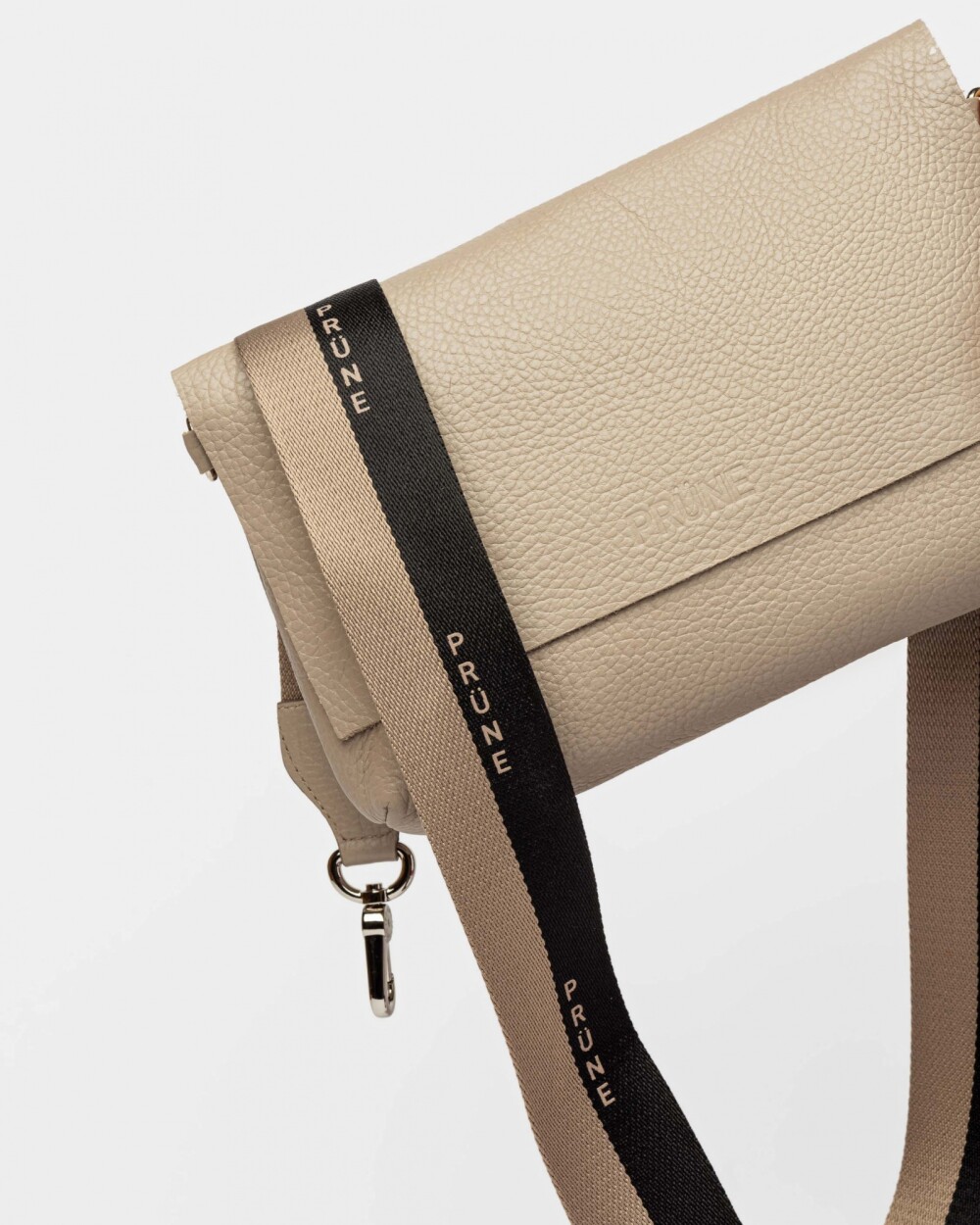 Morral Olivia En Cuero Graneado Vison